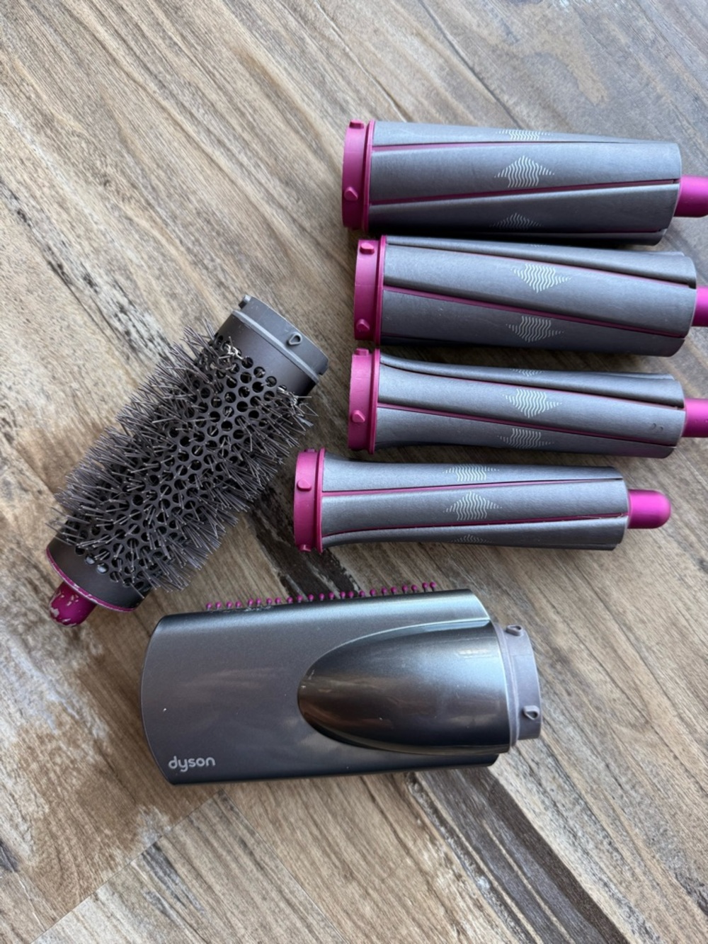 Dyson Airwrap Attachment Set Curling Barrels Brushes Pre-Styling Dryer OEM Lot